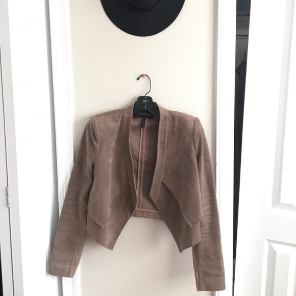 BCBGmaxazaria -Tan Suede “Luke” Jacket - Picture 2 of 8